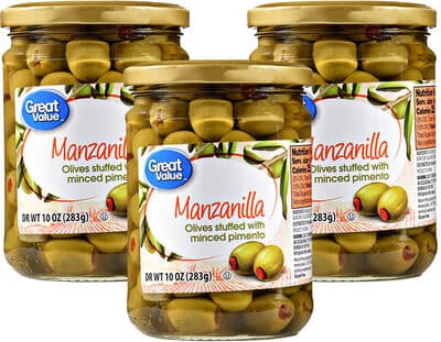 MANZANILLA OLIVES STUFFED WITH MINCED PIMENTO