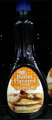 GREAT VALUE, SYRUP, BUTTER