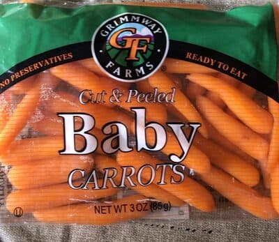 CUT AND PEELED BABY CARROTS