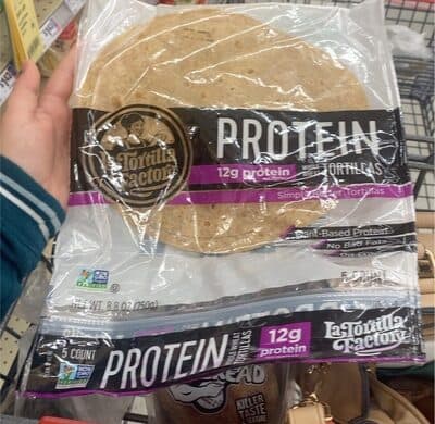 WHOLE WHEAT PROTEIN TORTILLAS