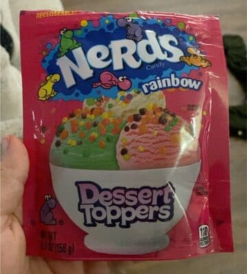 RAINBOW CANDY DESSERT TOPPERS
