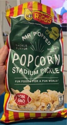 TACKLE FLAVOR STADIUM PICKLF AIR POPPED POPCORN, TACKLE