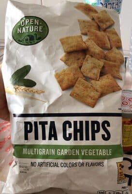 MULTIGRAIN GARDEN VEGETABLE PITA CHIPS, MULTIGRAIN GARDEN VEGETABLE