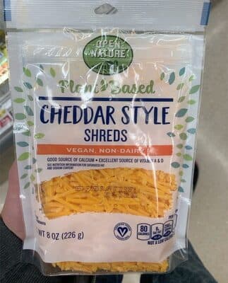 CHEDDAR PLANT BASED CHEESE ALTERNATIVE, CHEDDAR