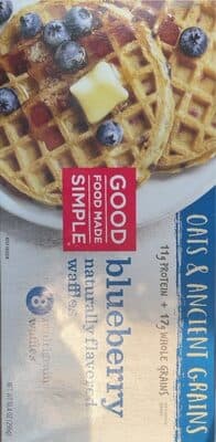BLUEBERRY FLAVORED WAFFLES, BLUEBERRY