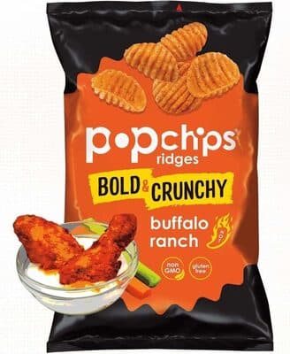 RIDGES POPPED POTATO SNACK