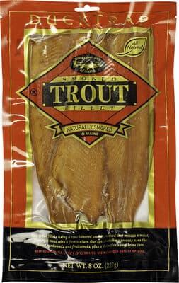 SMOKED TROUT FILLET IN MAINE