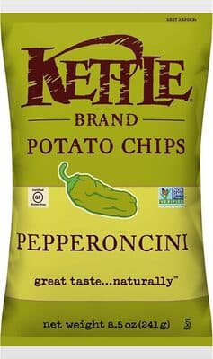 KETTLE BRAND, POTATO CHIPS, PEPPERONCINI