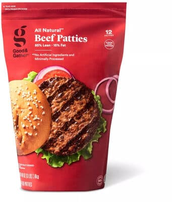 85% LEAN 15% FAT BEEF PATTIES, BEEF