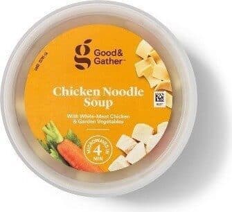 CHICKEN NOODLE SOUP WITH WHITE-MEAT CHICKEN & GARDEN VEGETABLES, CHICKEN NOODLE