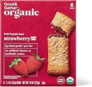 STRAWBERRY FRUIT & GRAIN BARS