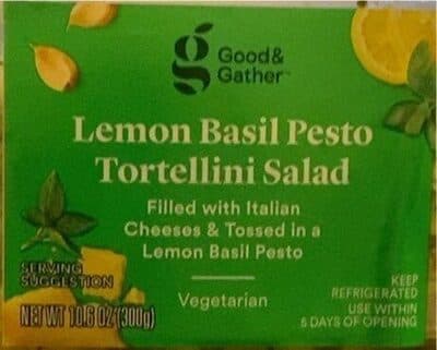 LEMON BASIL PESTO TORTELLINI SALAD
