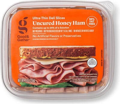 UNCURED HONEY HAM ULTRA-THIN DELI SLICES, UNCURED HONEY