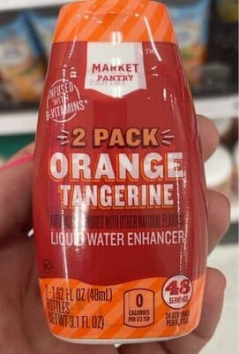 ORANGE TANGERINE FLAVORED LIQUID WATER ENHANCER, ORANGE TANGERINE