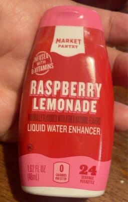 RASPBERRY LEMONADE FLAVORED LIQUID WATER ENHANCER, RASPBERRY LEMONADE