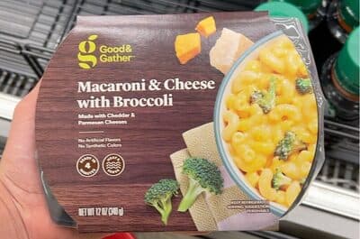CHEDDAR & PARMESAN MACARONI & CHEESE WITH BROCCOLI, CHEDDAR & PARMESAN WITH BROCCOLI