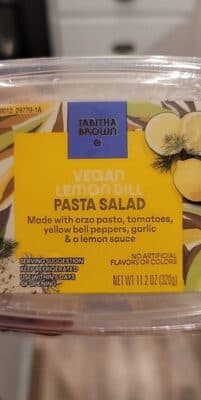 VEGAN LEMON DILL PASTA SALAD, VEGAN LEMON DILL