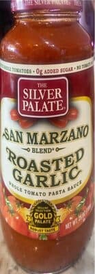 ROASTED GARLIC SAN MARZANO BLEND WHOLE TOMATO PASTA SAUCE