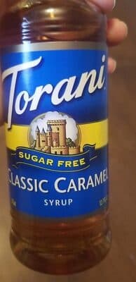 TORANI, SUGAR FREE SYRUP, CLASSIC CARAMEL, CLASSIC CARAMEL