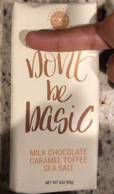 MILK CHOCOLATE CARAMEL TOFFEE SEA SALT CHOCOLATE, MILK CHOCOLATE CARAMEL TOFFEE SEA SALT