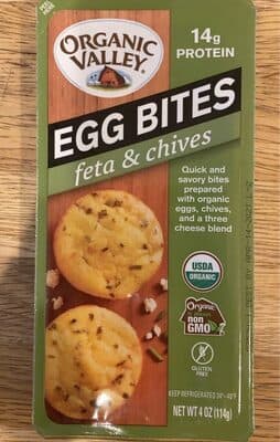 FETA & CHIVES EGG BITES, FETA & CHIVES