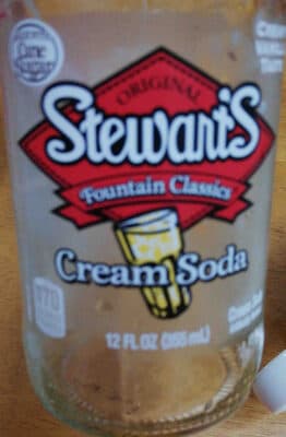 STEWART'S, FOUNTAIN CLASSICS, SODA, CREAM