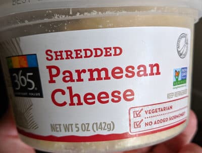PARMESAN SHREDDED CHEESE, PARMESAN