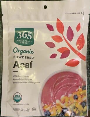 ORGANIC ACAI POWDERED, ACAI