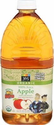 100% APPLE FROM CONCENTRATE JUICE, APPLE