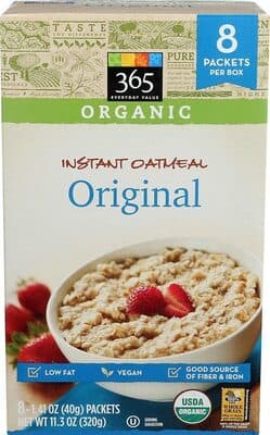 ORIGINAL INSTANT OATMEAL, ORIGINAL