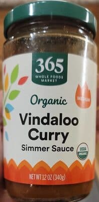 MEDIUM VINDALOO CURRY SAUCE, MEDIUM