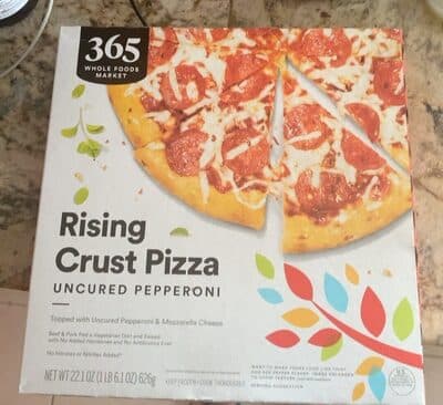 UNCURED PEPPERONI RISING CRUST PIZZA, UNCURED PEPPERONI