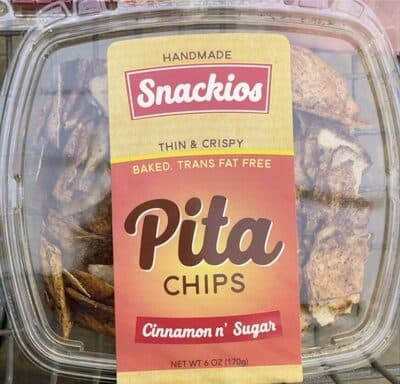 CINNAMON N' SUGAR PITA CHIPS, CINNAMON