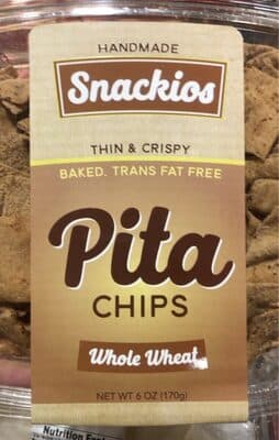 WHOLE WHEAT PITA CHIPS, WHOLE WHEAT