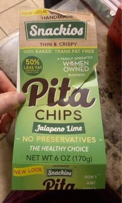 JALAPENO LIME PITA CHIPS, JALAPENO LIME