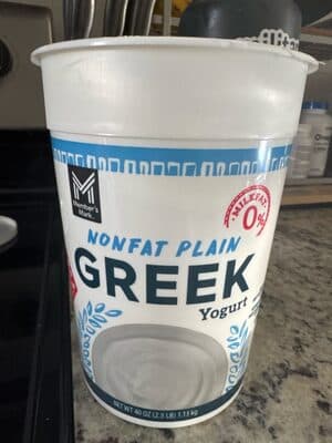 PLAIN NONFAT GREEK YOGURT, PLAIN