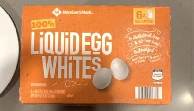 100% LIQUID EGG WHITES