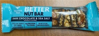 DARK CHOCOLATE & SEA SALT THE BETTER NUT BAR, DARK CHOCOLATE & SEA SALT