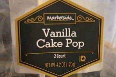 VANILLA CAKE POP, VANILLA
