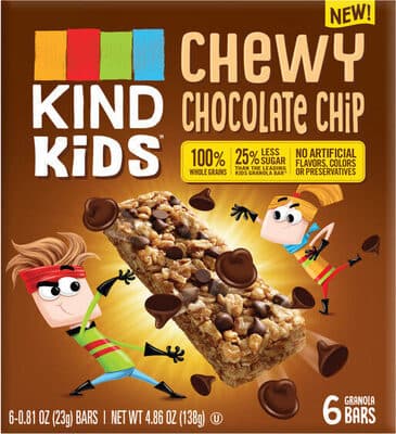 CHEWY CHOCOLATE CHIP GRANOLA BARS, CHOCOLATE CHIP