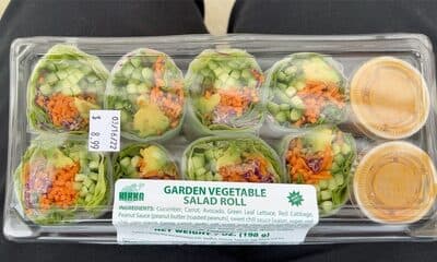 GARDEN VEGETABLE SALAD ROLL, GARDEN VEGETABLE