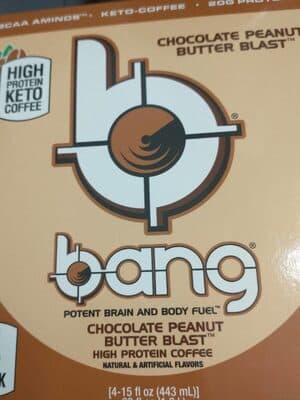 CHOCOLATE PEANUT BUTTER BLAST HIGH PROTEIN KETO-COFFEE, CHOCOLATE PEANUT BUTTER BLAST