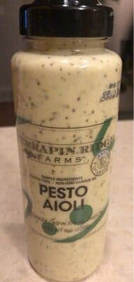 PESTO AIOLI SQUEEZE GARNISHING SAUCE, PESTO AIOLI