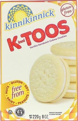 KINNIKINNICK, K-TOOS, SANDWICH CREME COOKIES, VANILLA