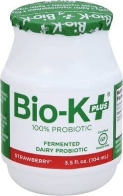 BIO-K PLUS, PROBIOTIC FERMENTED DAIRY, STRAWBERRY, STRAWBERRY