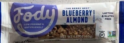 BLUEBERRY ALMOND SNACK BAR, BLUEBERRY ALMOND