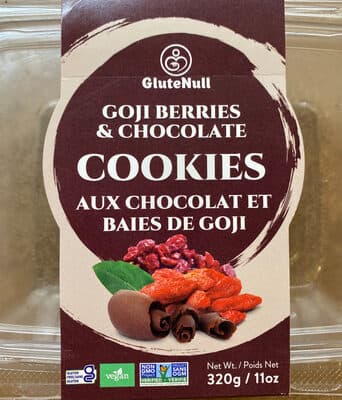GLUTENULL, GOJI BERRIES IN CHOCOLATE