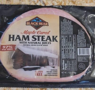 MAPLE CURED WITH NATURAL JUICES HAM STEAK