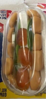 CANDY HOT DOG FLAVORED SOFT ASSORTED CANDY, CANDY HOT DOG