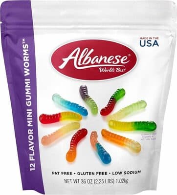 MINI GUMMI WORMS